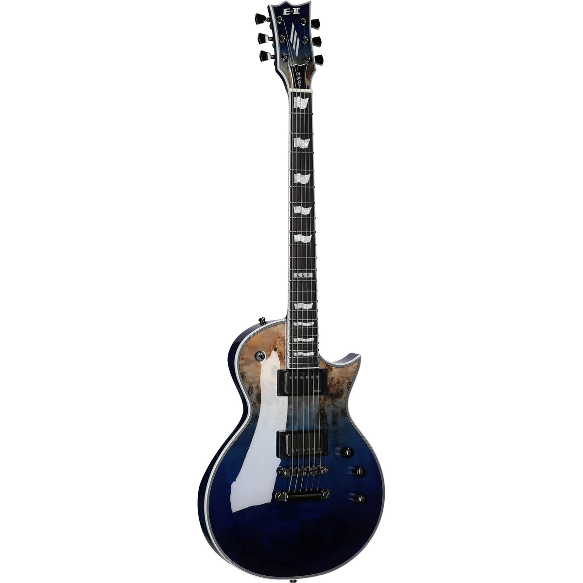 ESP E-II Eclipse BM Electric Guitar, Blue Natural Fade