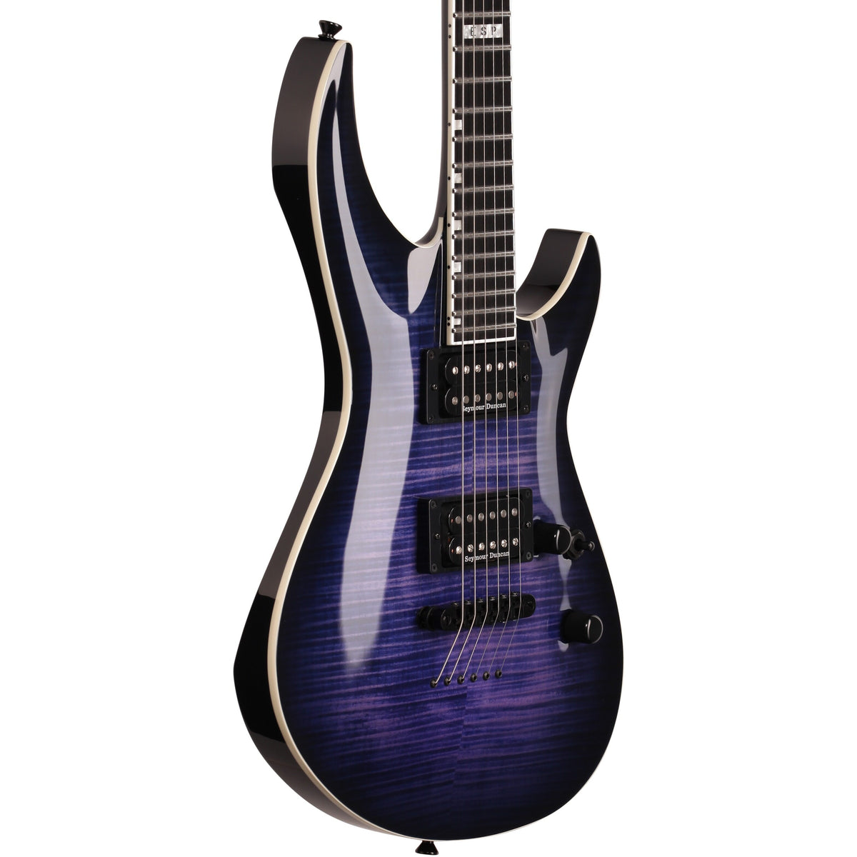 ESP E-II Horizon III FM Electric Guitar, Reindeer Blue