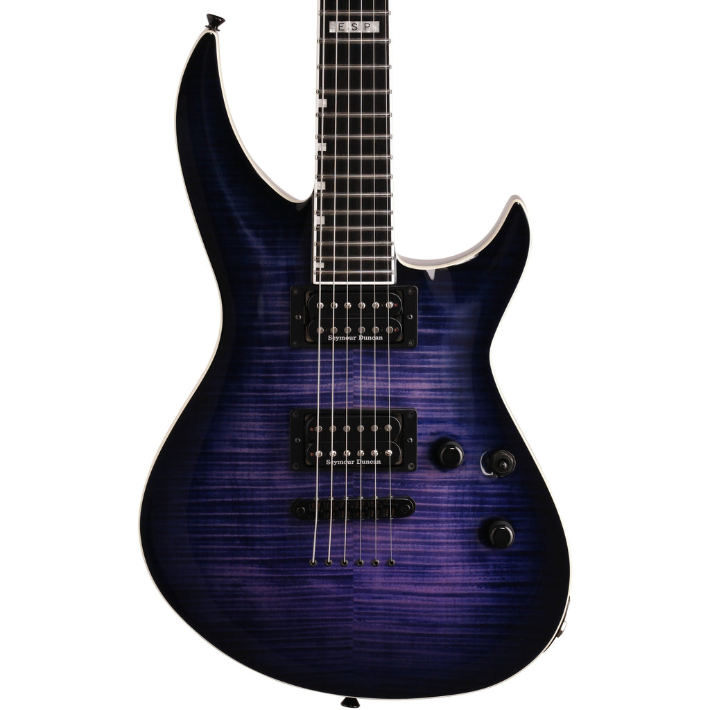 ESP E-II Horizon III FM Electric Guitar, Reindeer Blue
