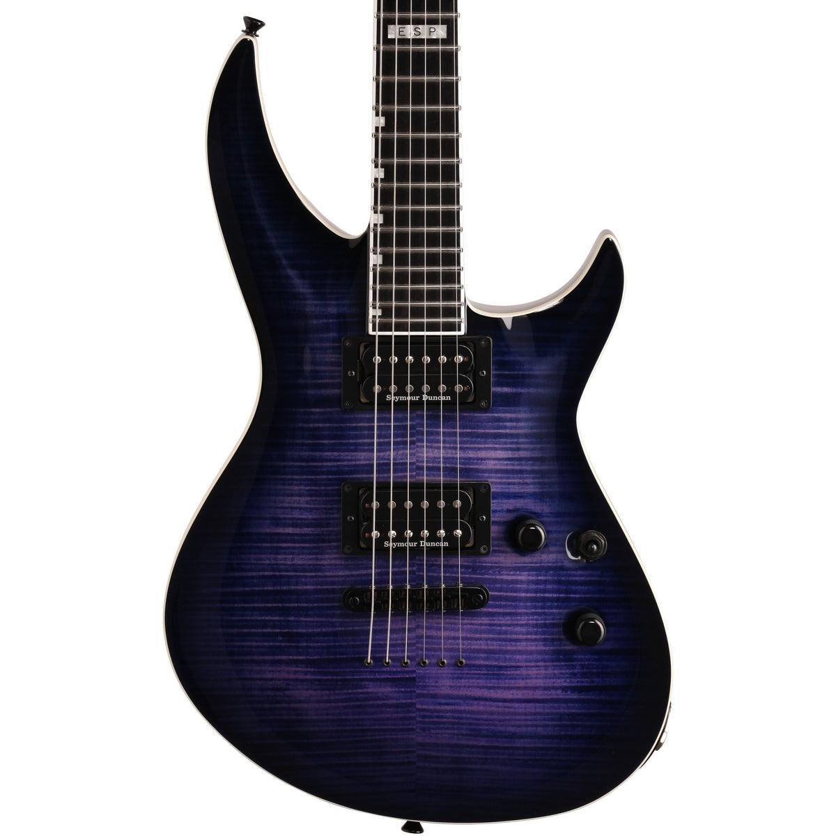 ESP E-II Horizon III FM Electric Guitar, Reindeer Blue