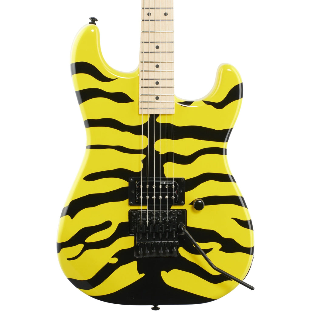 ESP LTD GL200 George Lynch Signature Series Electric Guitar, Yellow Tiger