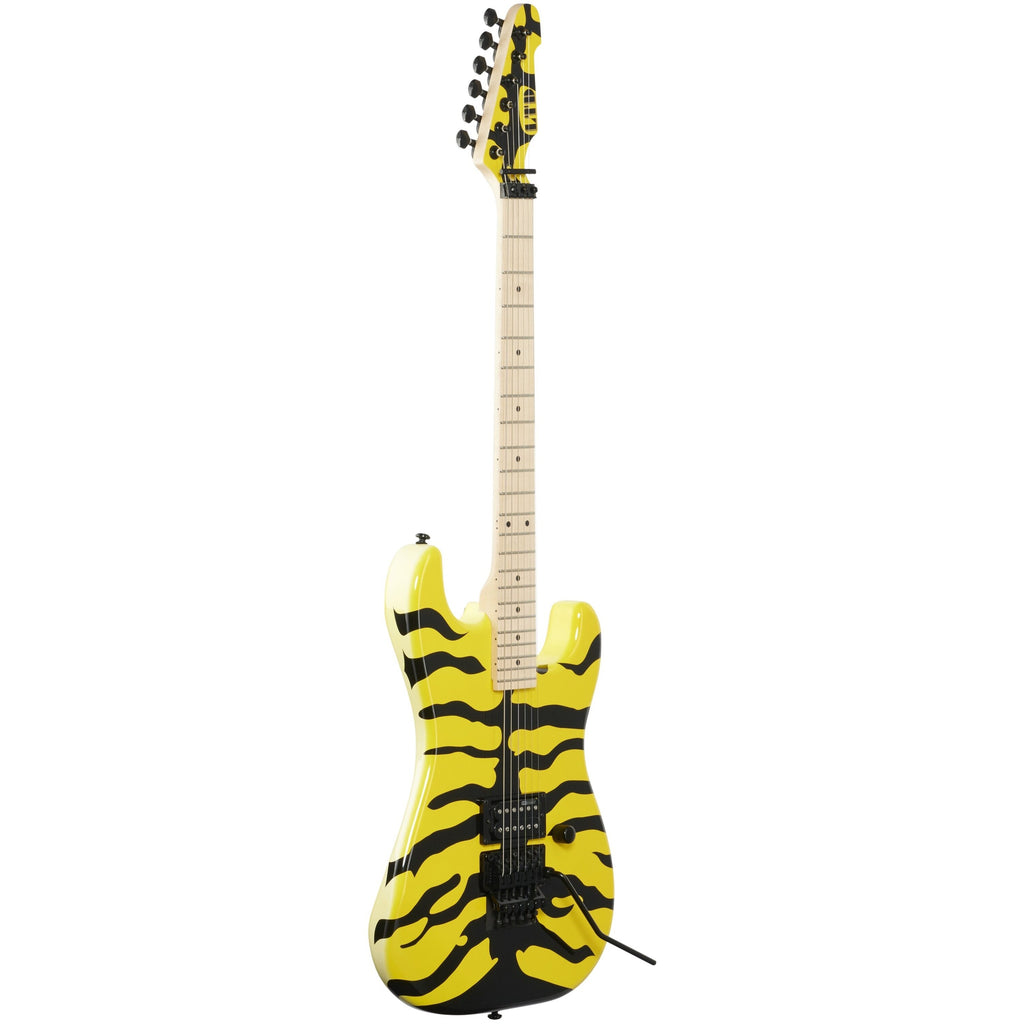 ESP LTD GL200 George Lynch Signature Series Electric Guitar, Yellow Tiger