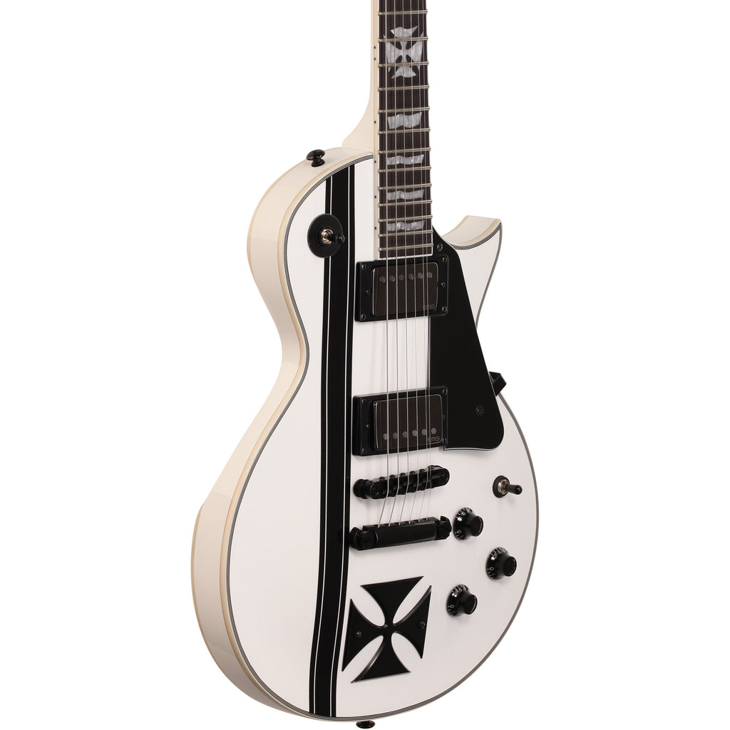 ESP LTD James Hetfield Iron Cross Electric Guitar, Snow White