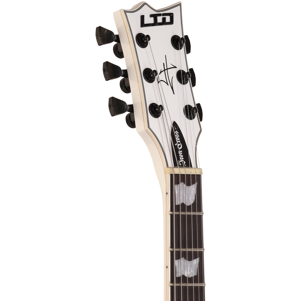 ESP LTD James Hetfield Iron Cross Electric Guitar, Snow White