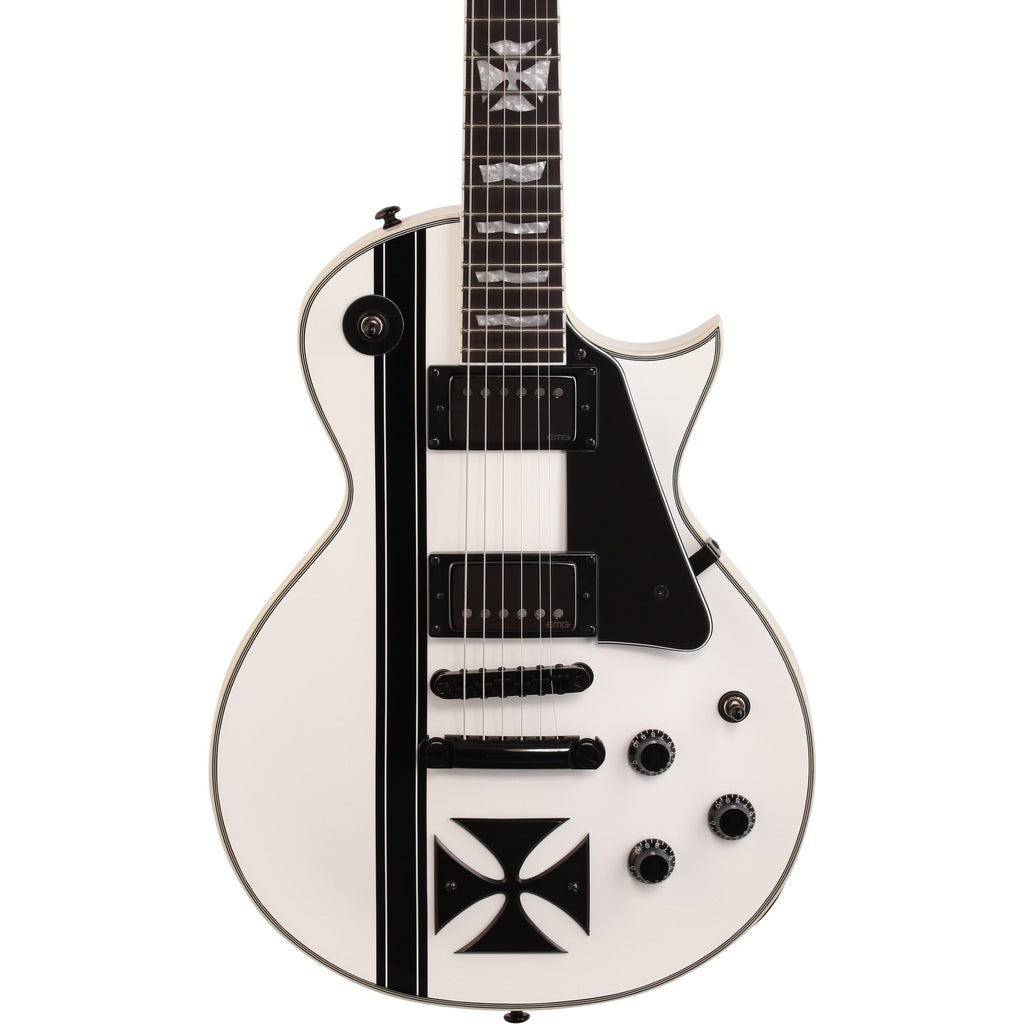 ESP LTD James Hetfield Iron Cross Electric Guitar, Snow White