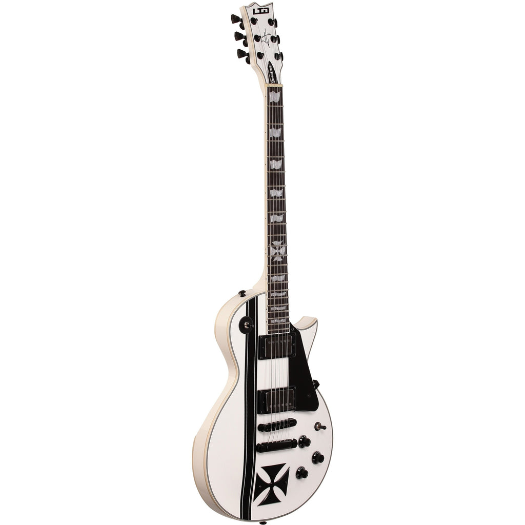 ESP LTD James Hetfield Iron Cross Electric Guitar, Snow White