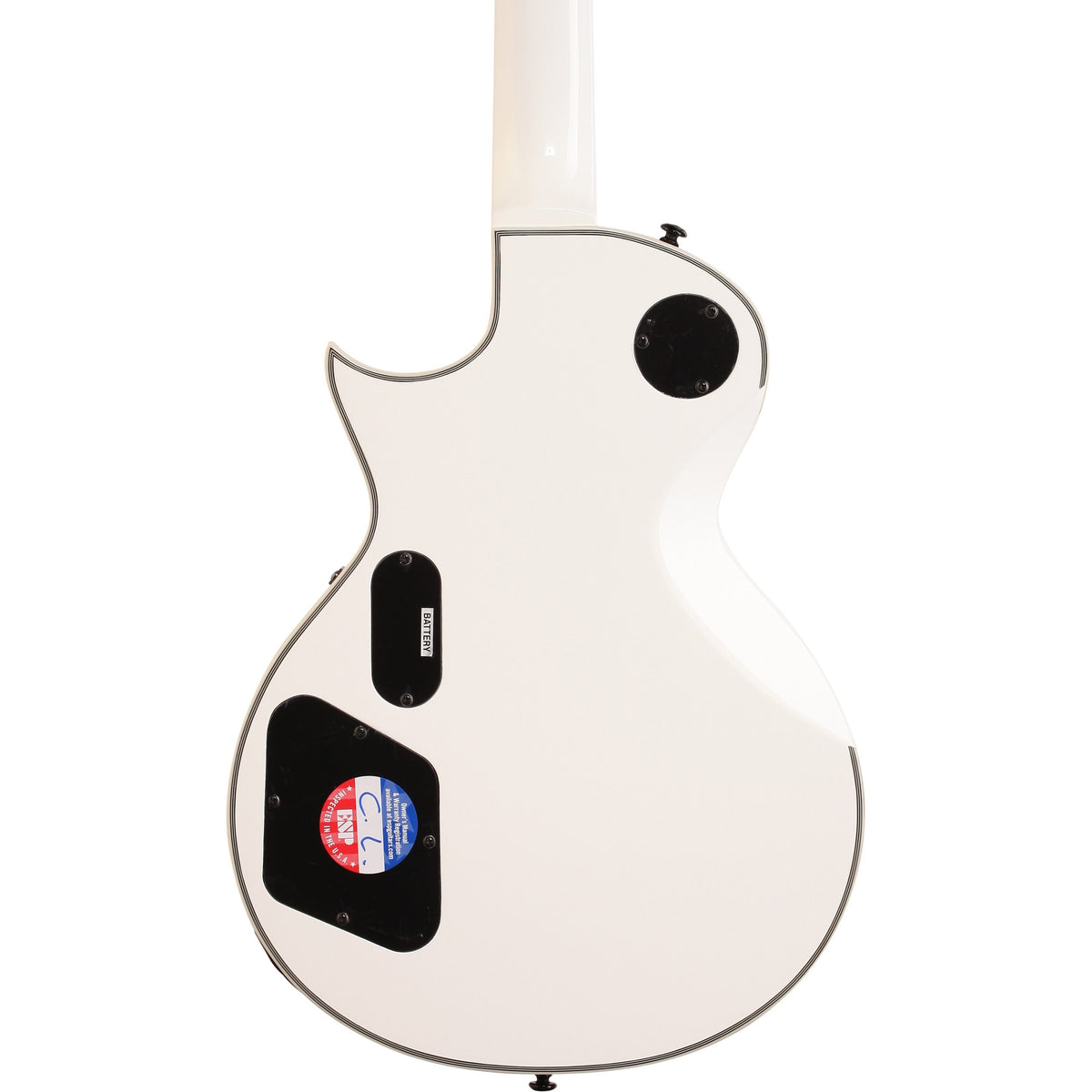 ESP LTD James Hetfield Iron Cross Electric Guitar, Snow White