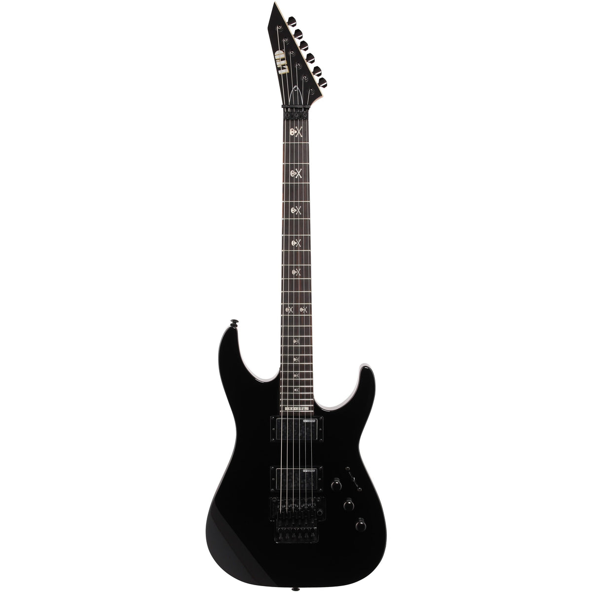 ESP LTD KH202 Kirk Hammett Signature Electric Guitar, Black