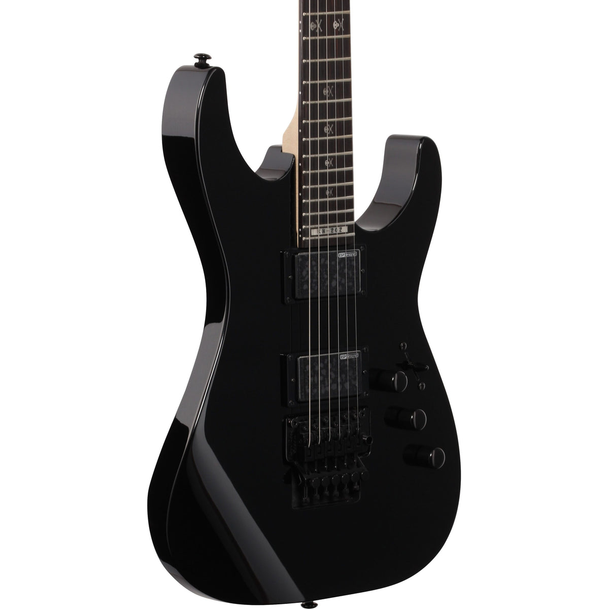 ESP LTD KH202 Kirk Hammett Signature Electric Guitar, Black