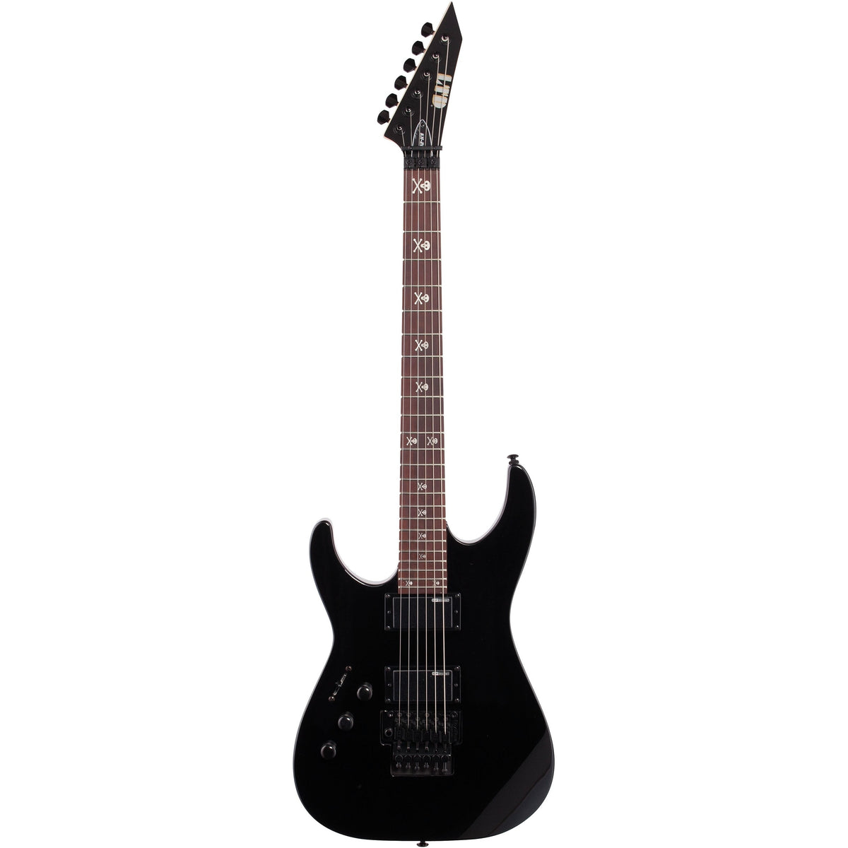 ESP LTD Kirk Hammett KH202 Left-Handed Electric Guitar, Black