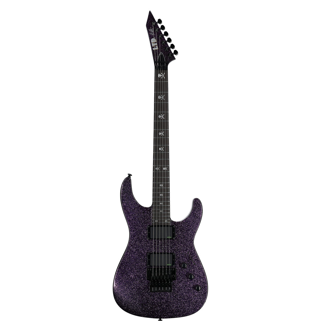 ESP LTD KH602 Kirk Hammett Signature Electric Guitar, Purple Sparkle