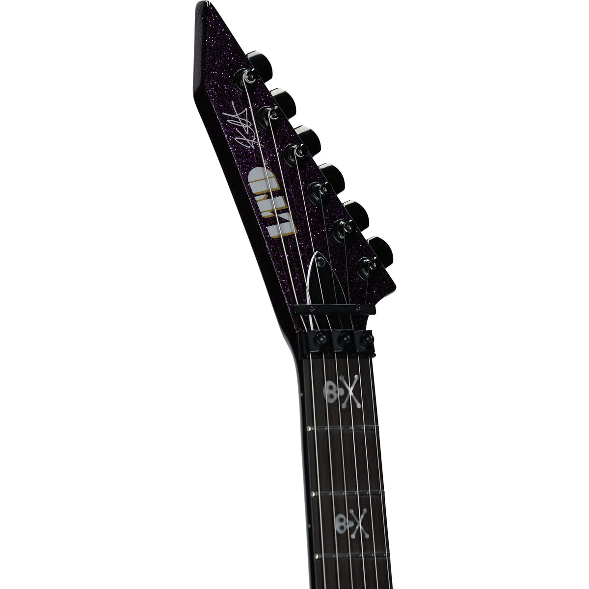 ESP LTD KH602 Kirk Hammett Signature Electric Guitar, Purple Sparkle