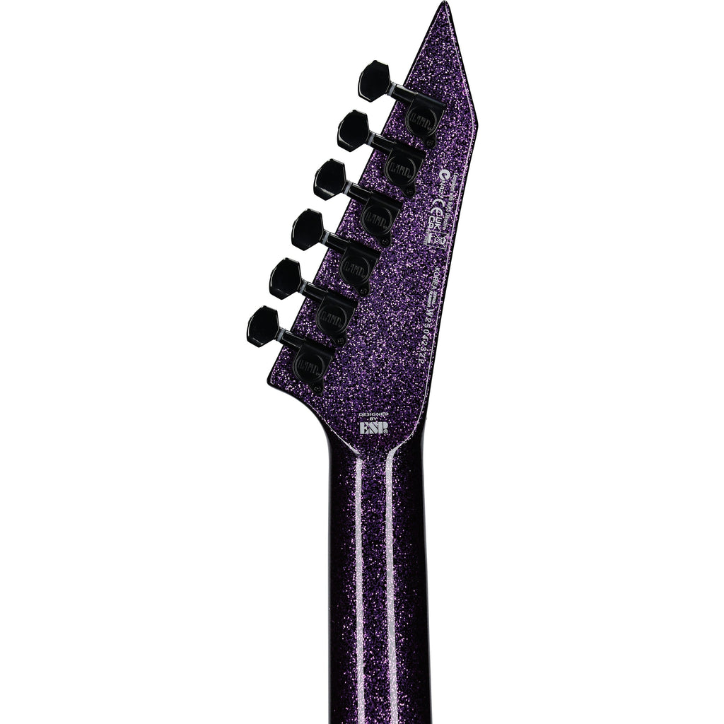 ESP LTD KH602 Kirk Hammett Signature Electric Guitar, Purple Sparkle