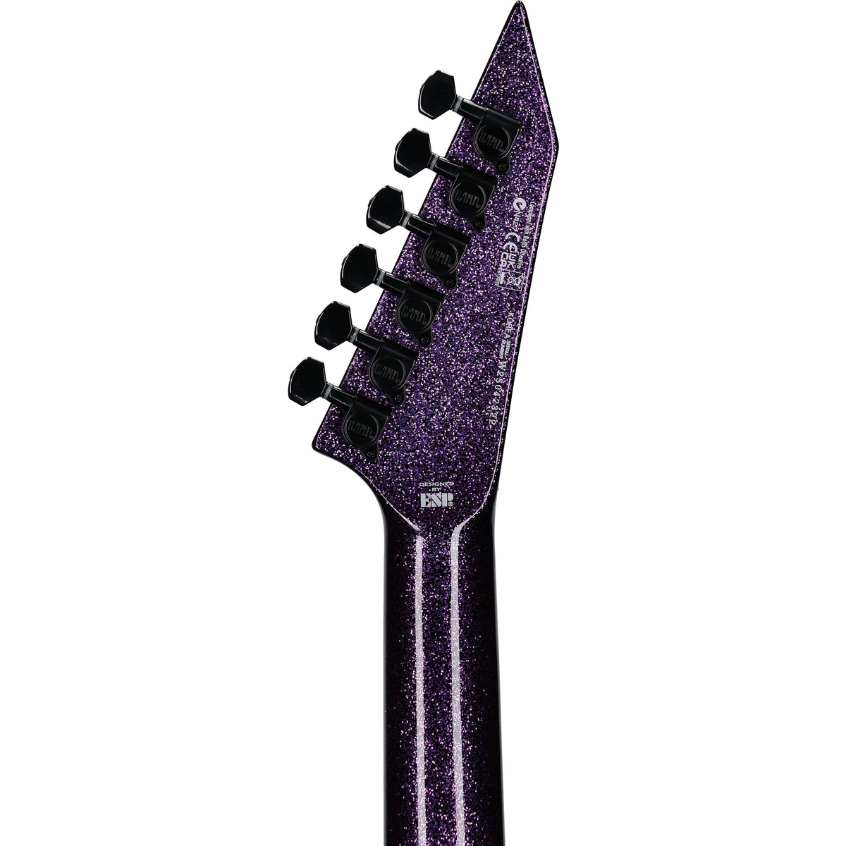 ESP LTD KH602 Kirk Hammett Signature Electric Guitar, Purple Sparkle