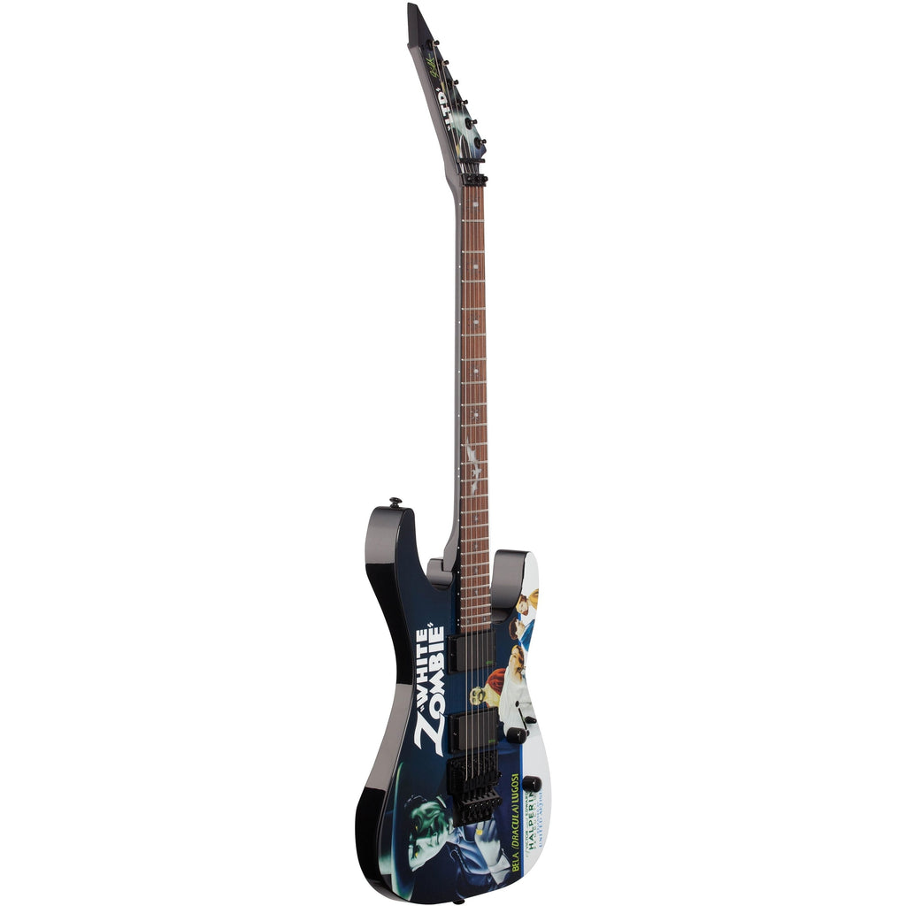 ESP LTD KHWZ Kirk Hammett Electric Guitar, White Zombie