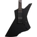 ESP LTD James Hetfield Snakebyte Electric Guitar with Case, Satin Black