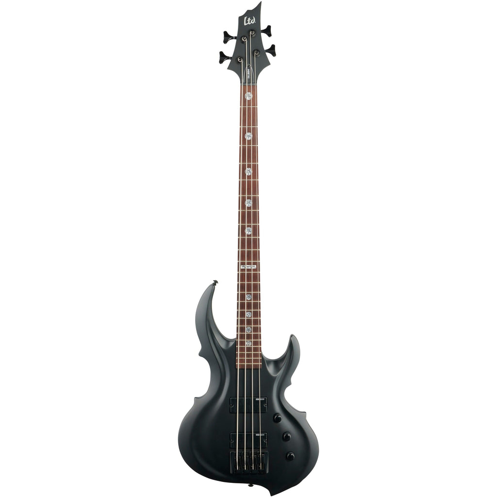ESP LTD Tom Araya TA204FRX Electric Bass, Black Satin