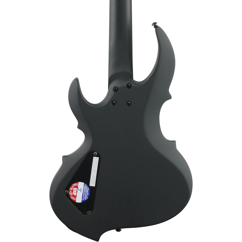 ESP LTD Tom Araya TA204FRX Electric Bass, Black Satin