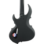 ESP LTD Tom Araya TA204FRX Electric Bass, Black Satin