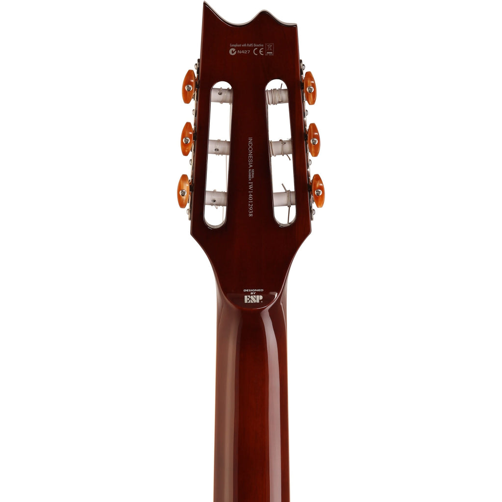 ESP LTD TL-6N Thinline-6 Nylon Classical Acoustic-Electric Guitar, Natural