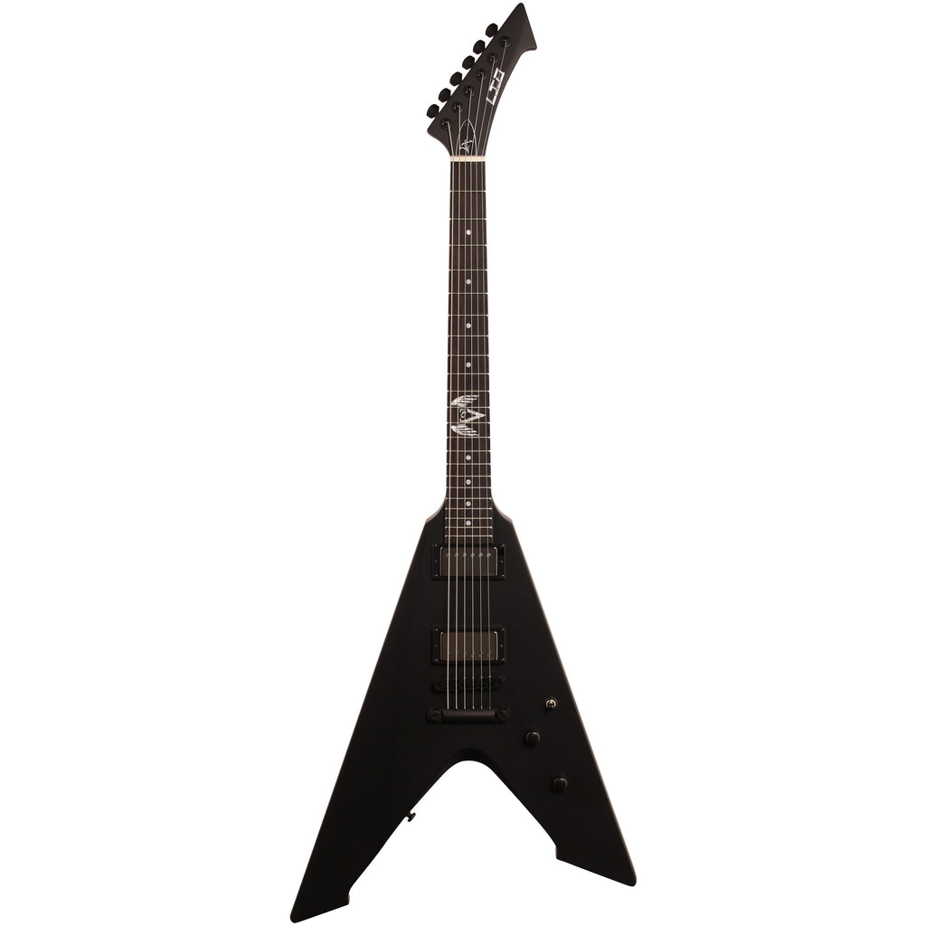 ESP LTD Hetfield Vulture Electric Guitar, Satin Black