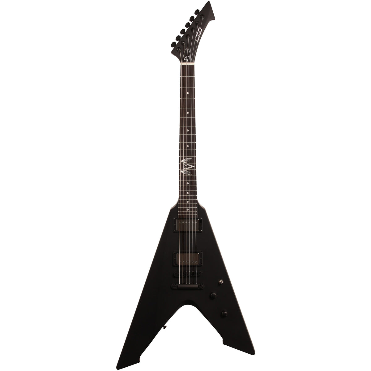 ESP LTD Hetfield Vulture Electric Guitar, Satin Black