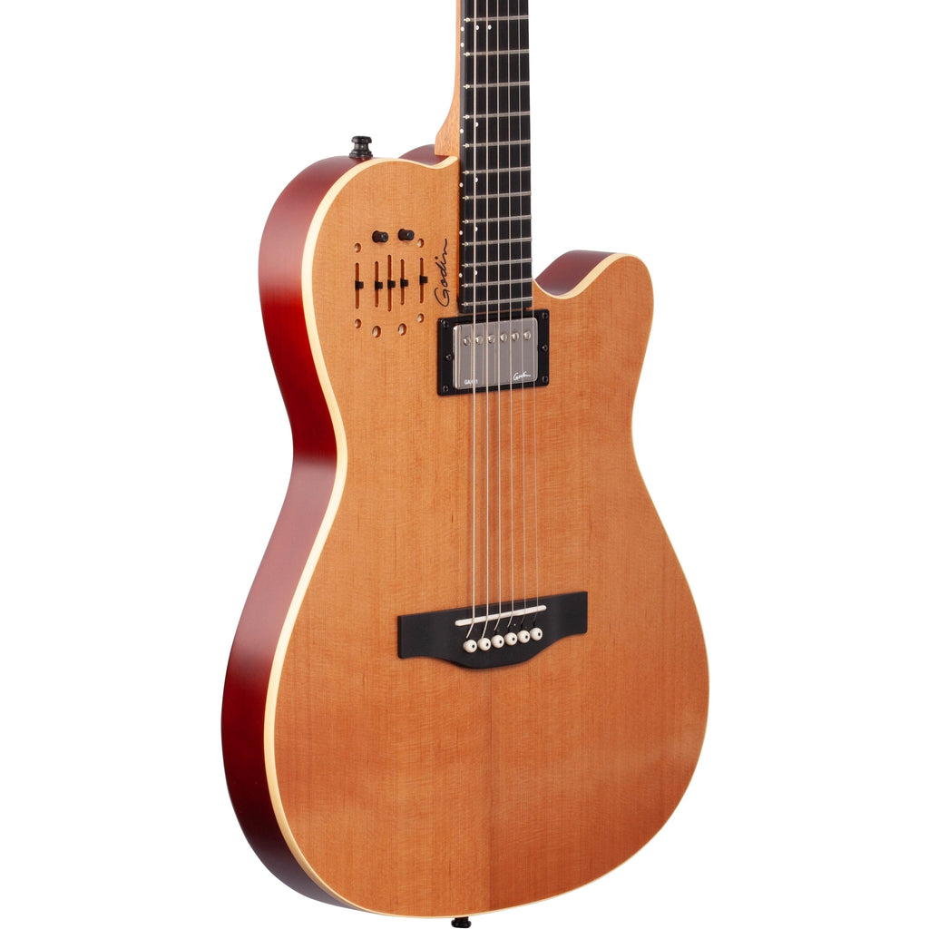 Godin A6 Ultra Acoustic-Electric Guitar, Natural