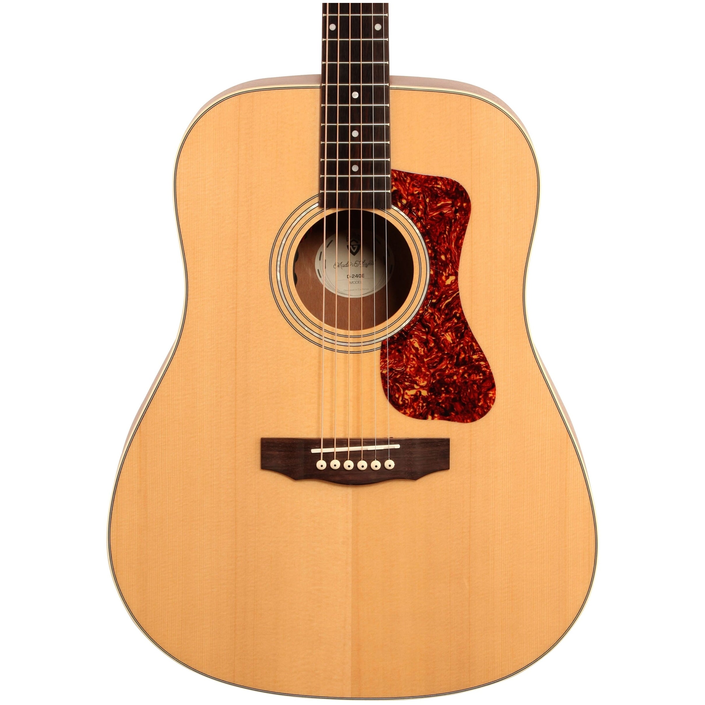 Guild D-240E Acoustic-Electric Guitar - Natural