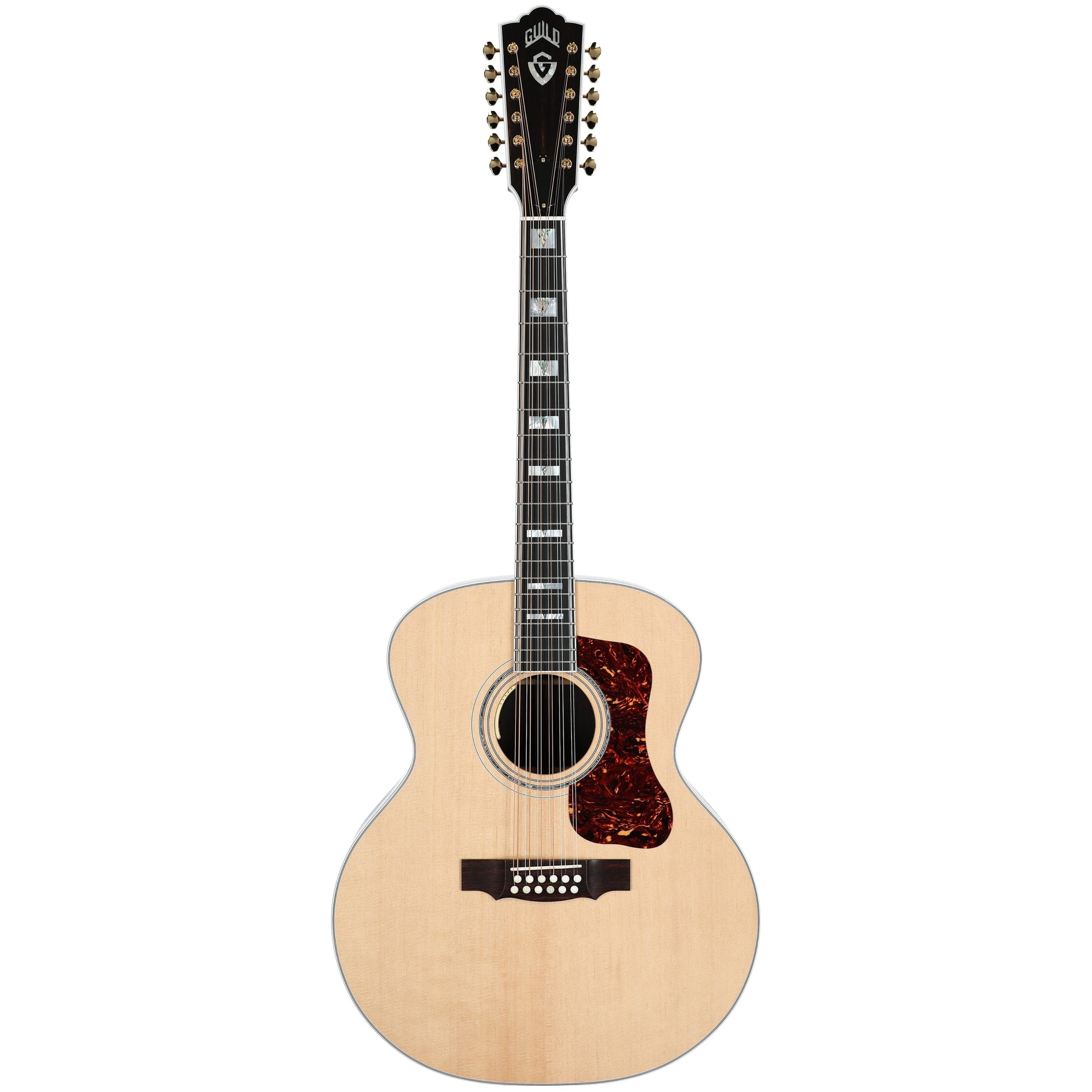Guild F-512E 12-String Acoustic-Electric Guitar - Natural