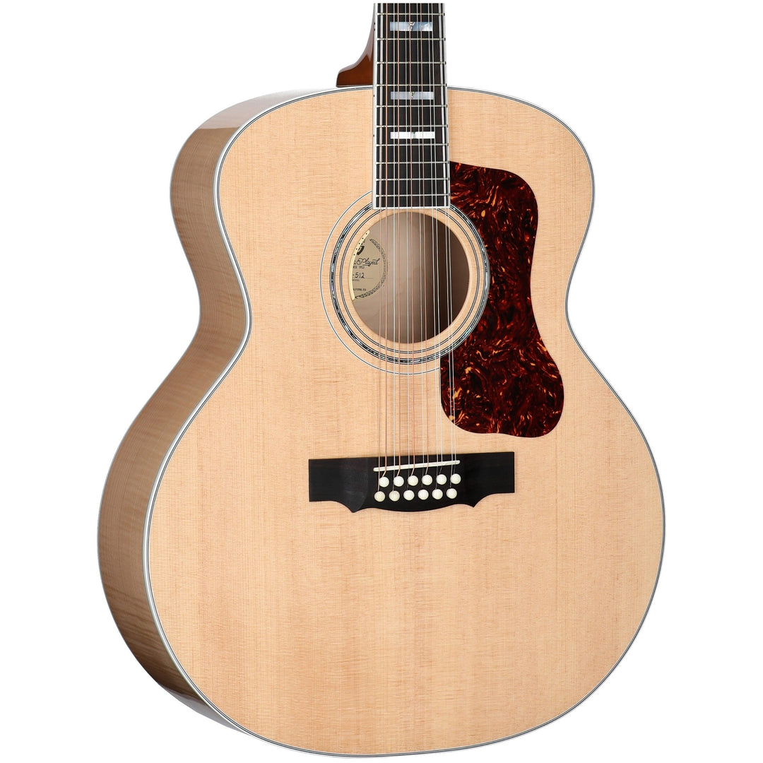 Guild F-512E Maple 12-String Acoustic-Electric Guitar - Natural