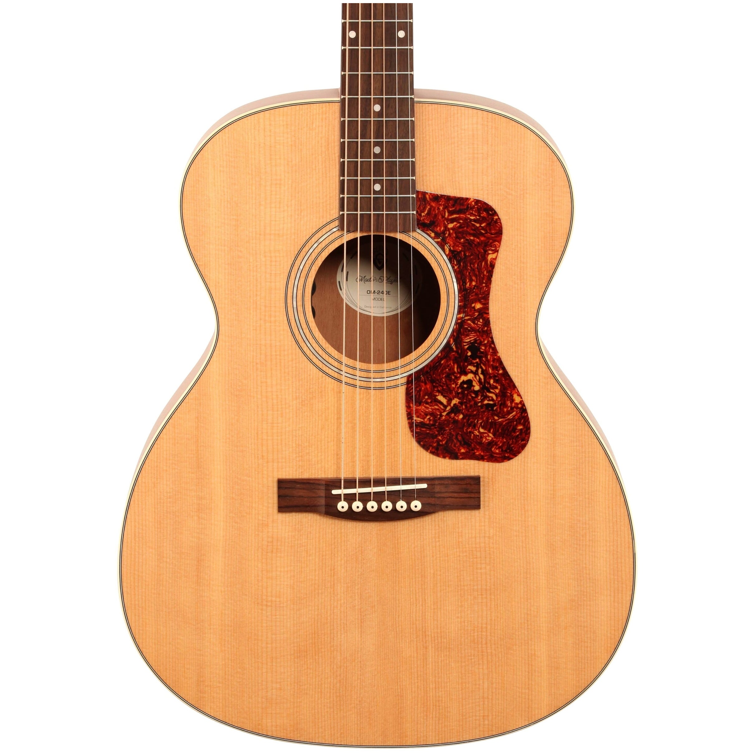Guild OM-240E Acoustic-Electric Guitar - Natural