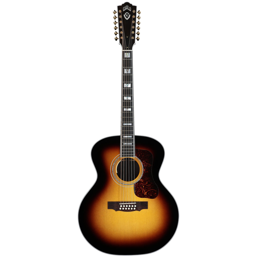 Guild F-512E 12-String Acoustic-Electric Guitar - Antique Burst