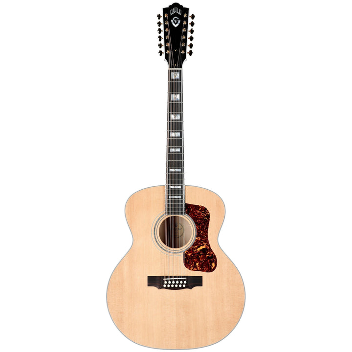 Guild F-512 Maple 12-String Acoustic Guitar - Natural - 2
