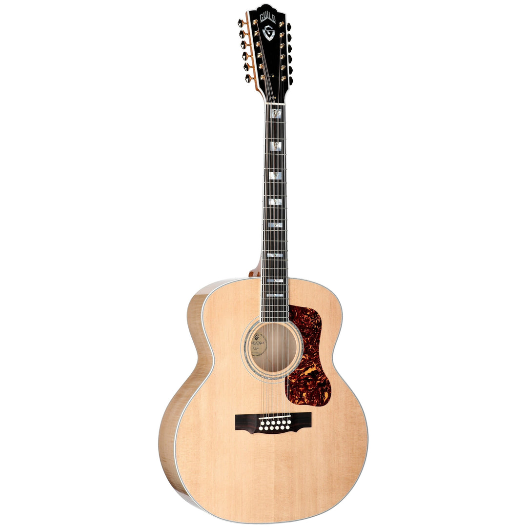Guild F-512 Maple 12-String Acoustic Guitar - Natural - 4