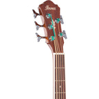 Ibanez AEB105E 5-String Acoustic-Electric Bass, Natural High-Gloss