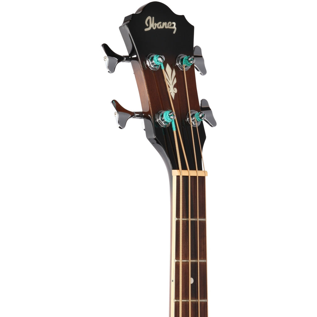 Ibanez AEB10E Acoustic-Electric Bass, Dark Violin Sunburst