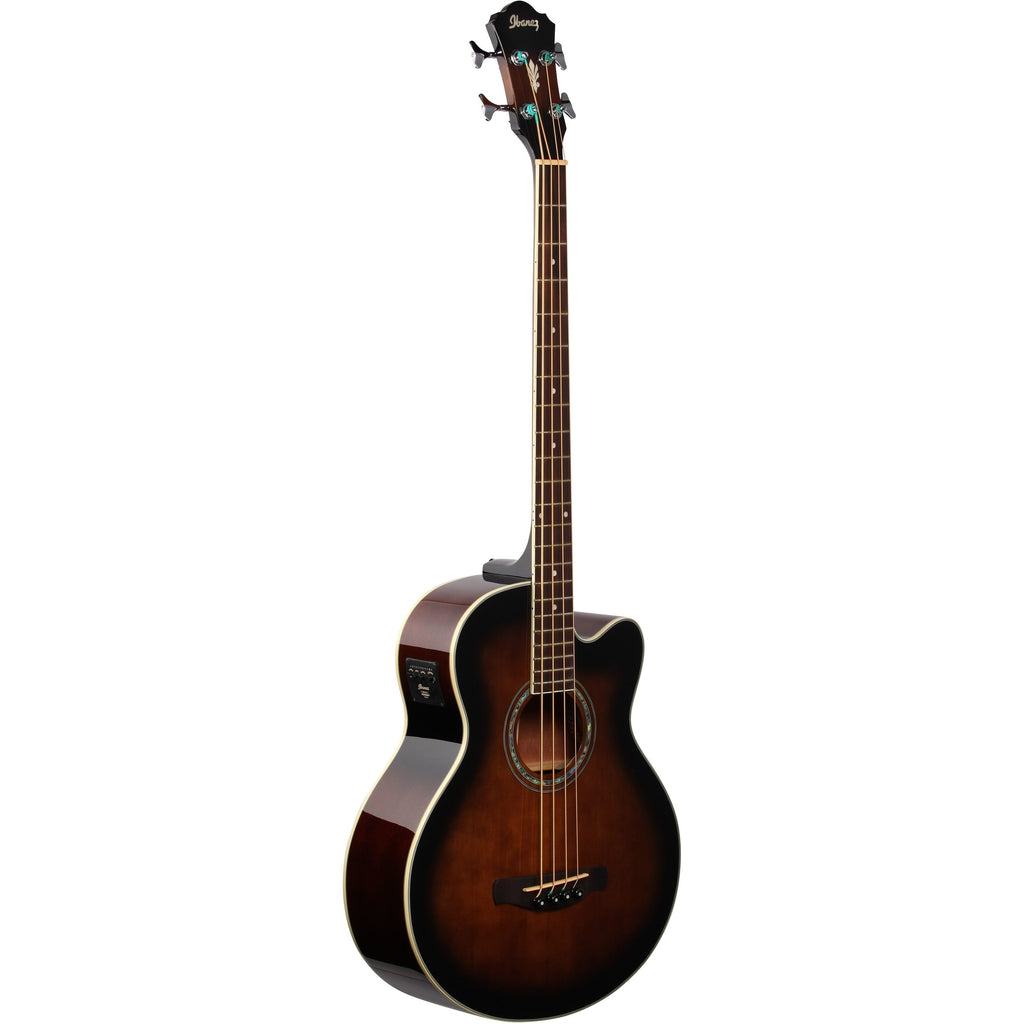 Ibanez AEB10E Acoustic-Electric Bass, Dark Violin Sunburst