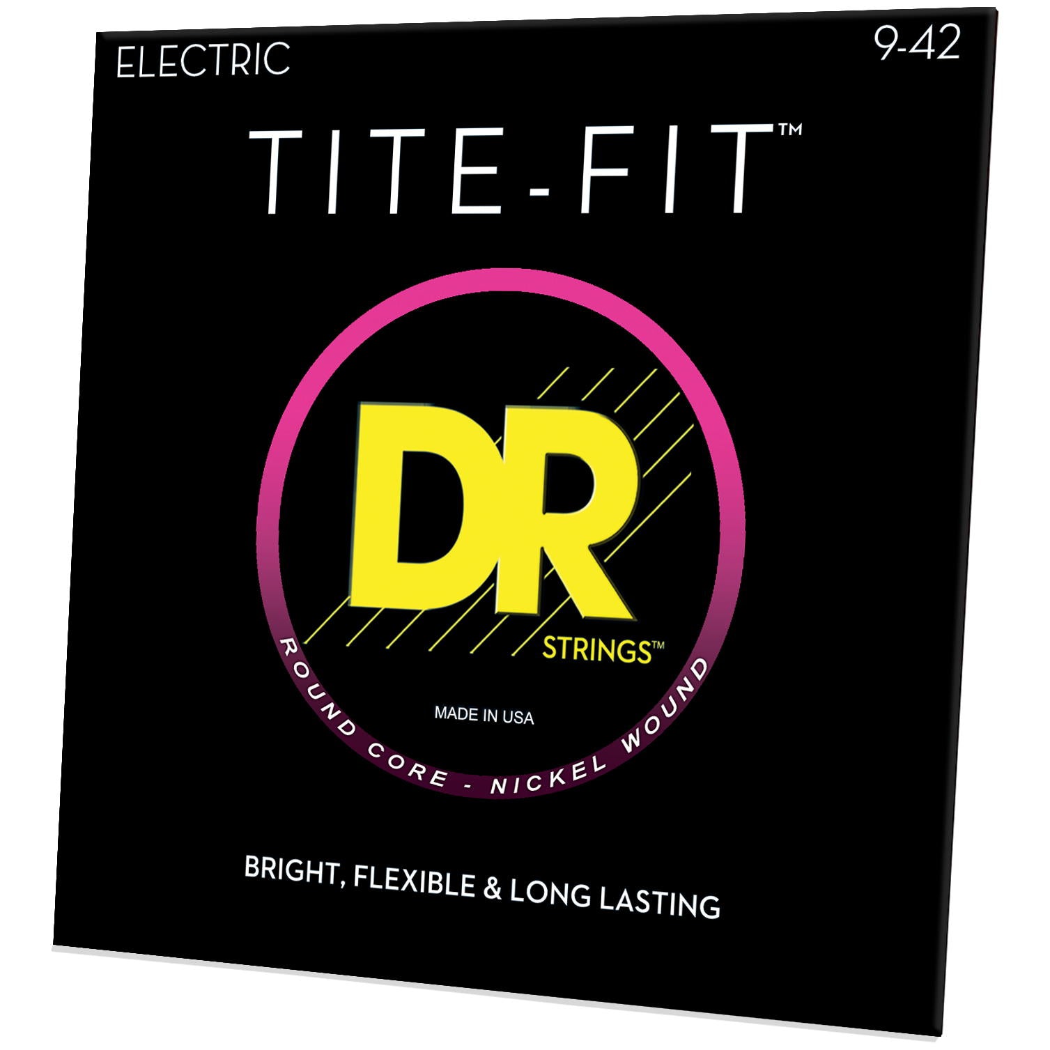 DR Strings LT-9 Tite-Fit Lite Electric Guitar Strings, 09-42, Image 2