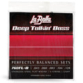 La Bella 760FL-B Deep Talkin Flatwound Stainless Steel 5-String Light Electric Bass Strings
