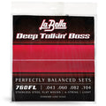 La Bella 760FL Deep Talkin Flatwound Stainless Steel Light Electric Bass Strings