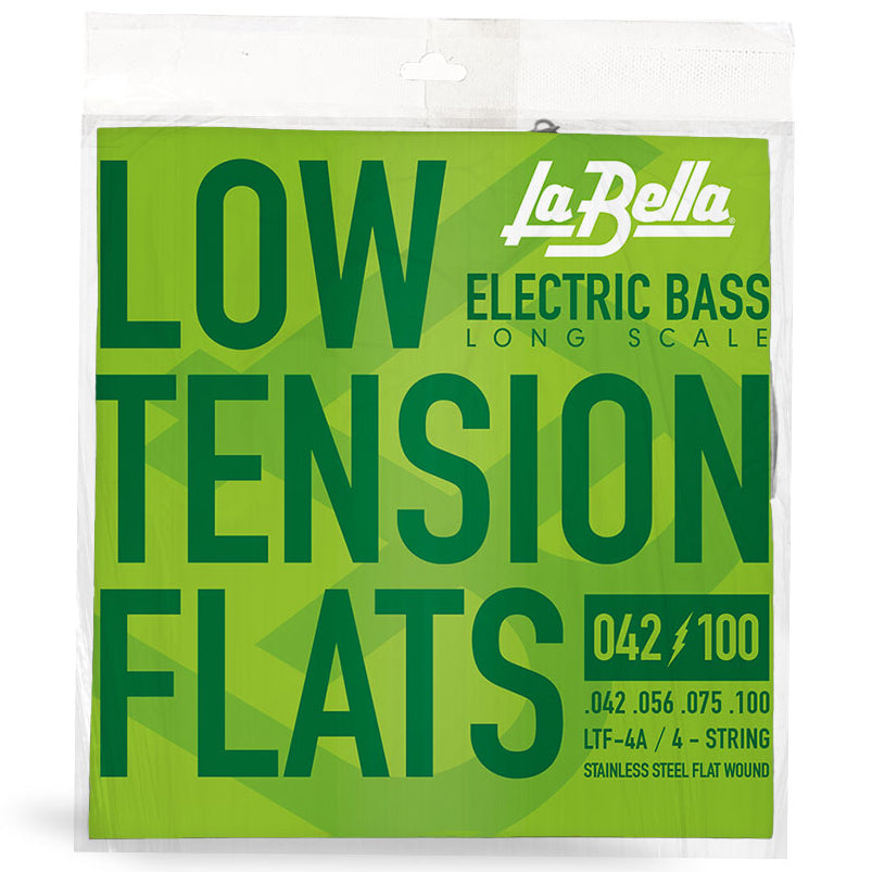 La Bella LTF-4A Low-Tension Flexible Flat Electric Bass Strings
