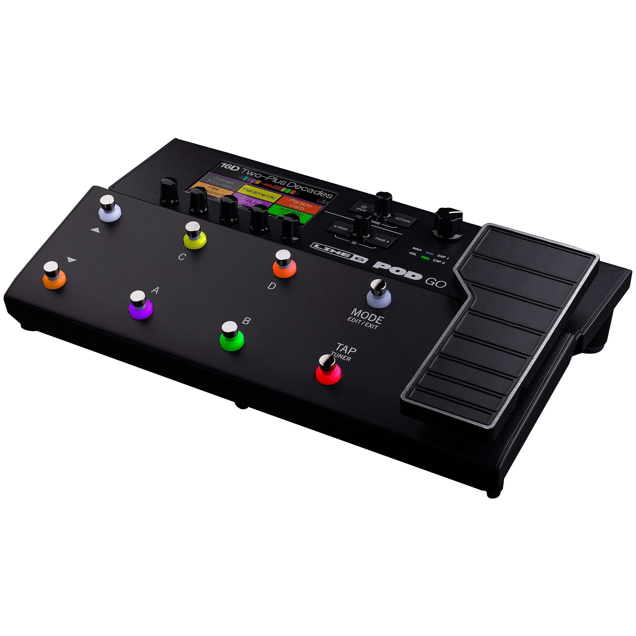 Line 6 POD Go Guitar Effects Processor Pedalboard