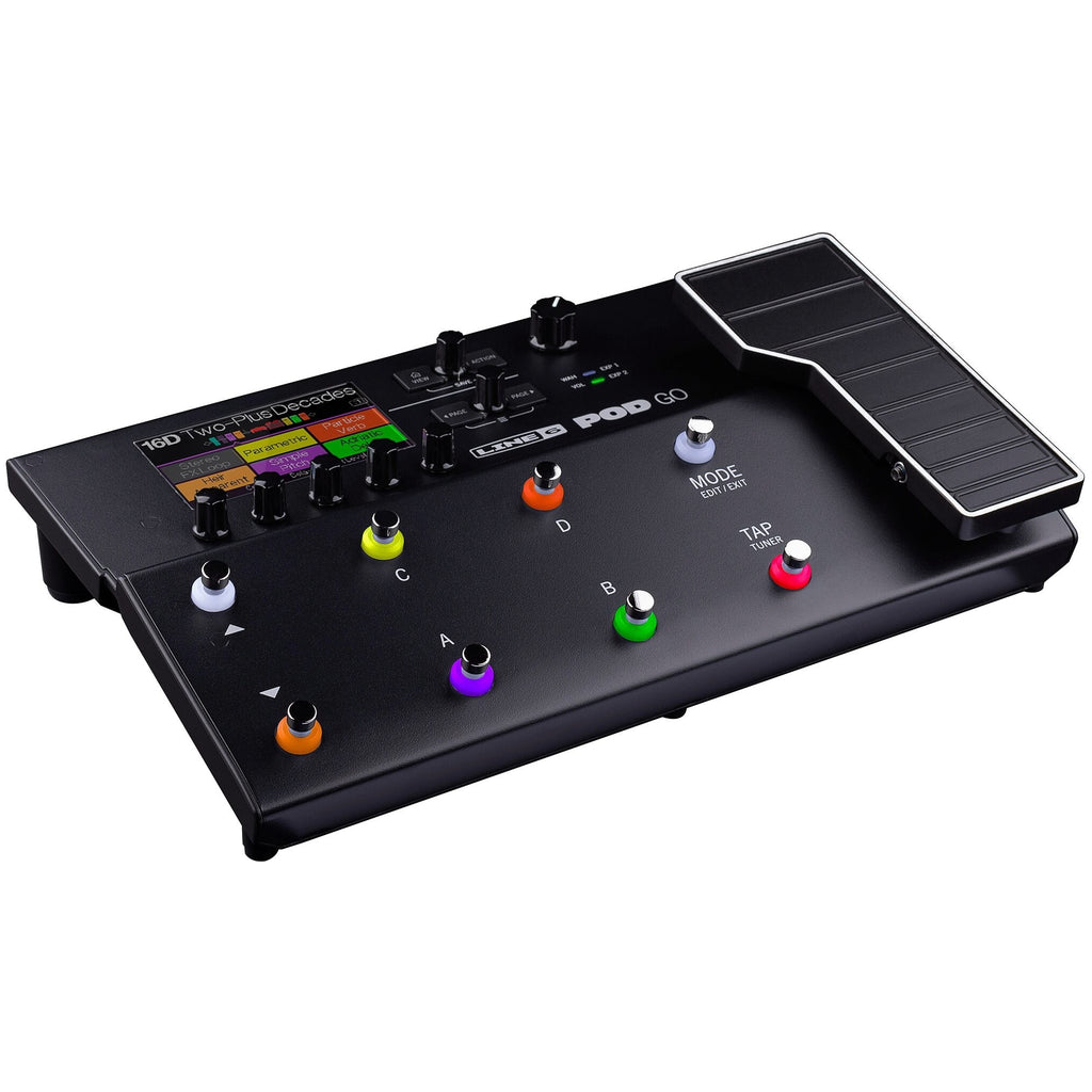 Line 6 POD Go Guitar Effects Processor Pedalboard