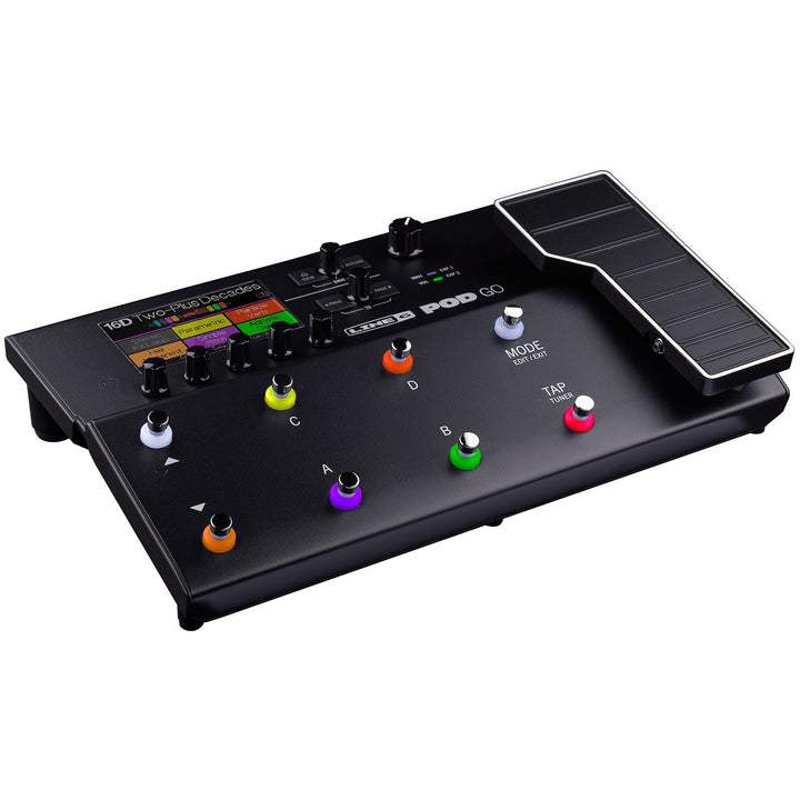 Line 6 POD Go Guitar Effects Processor Pedalboard