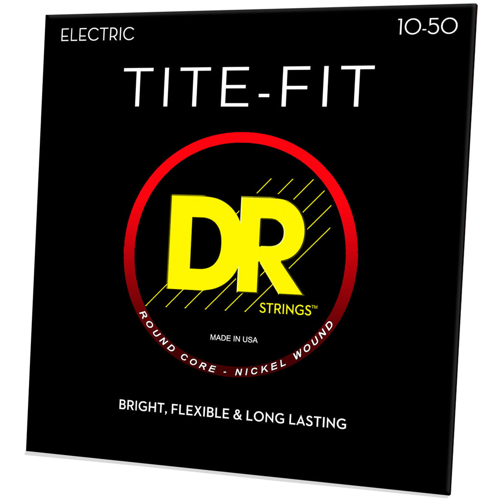 DR Strings MH-10 Tite-Fit Medium-Heavy Electric Guitar Strings, 10-50, Image 2