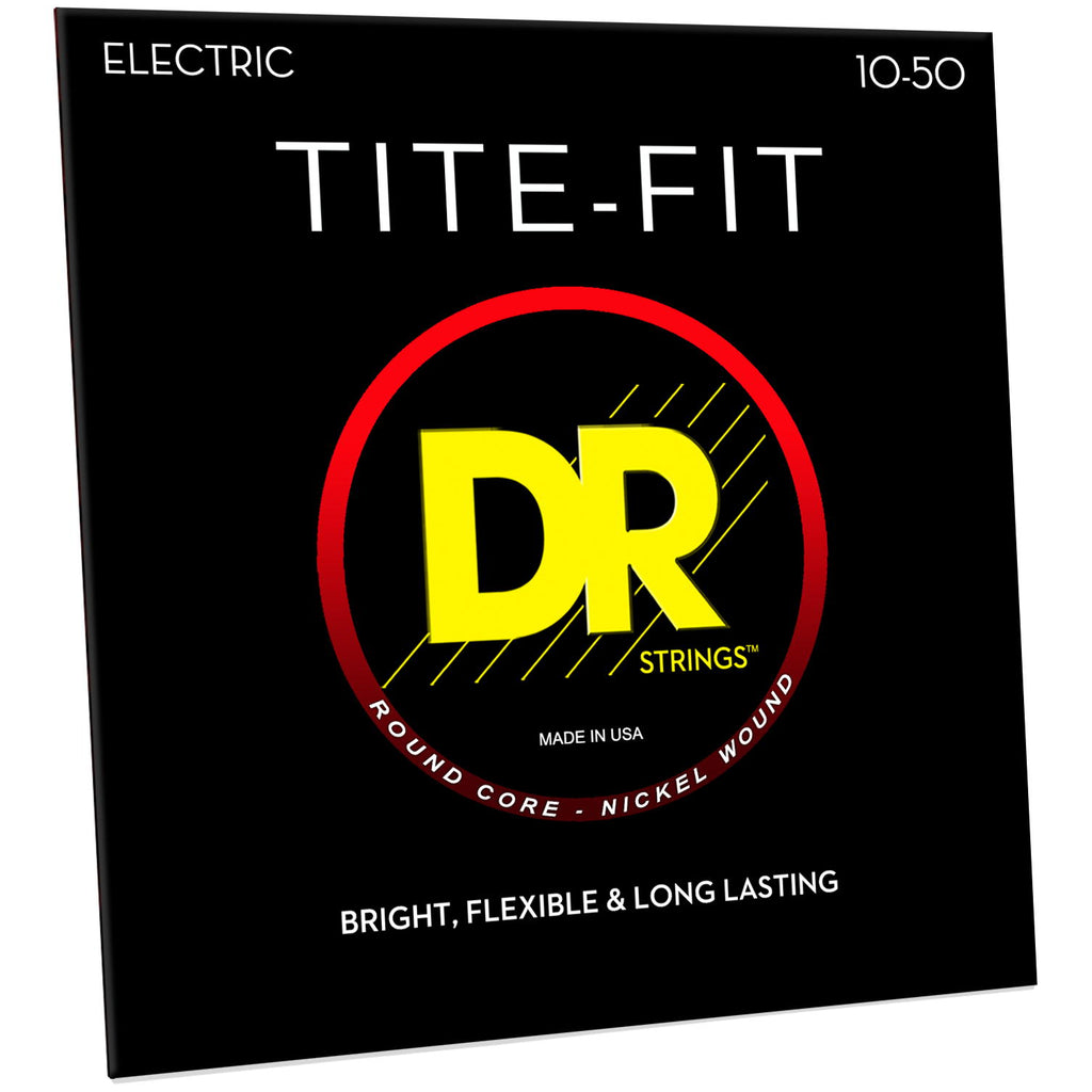 DR Strings MH-10 Tite-Fit Medium-Heavy Electric Guitar Strings, 10-50, Image 3