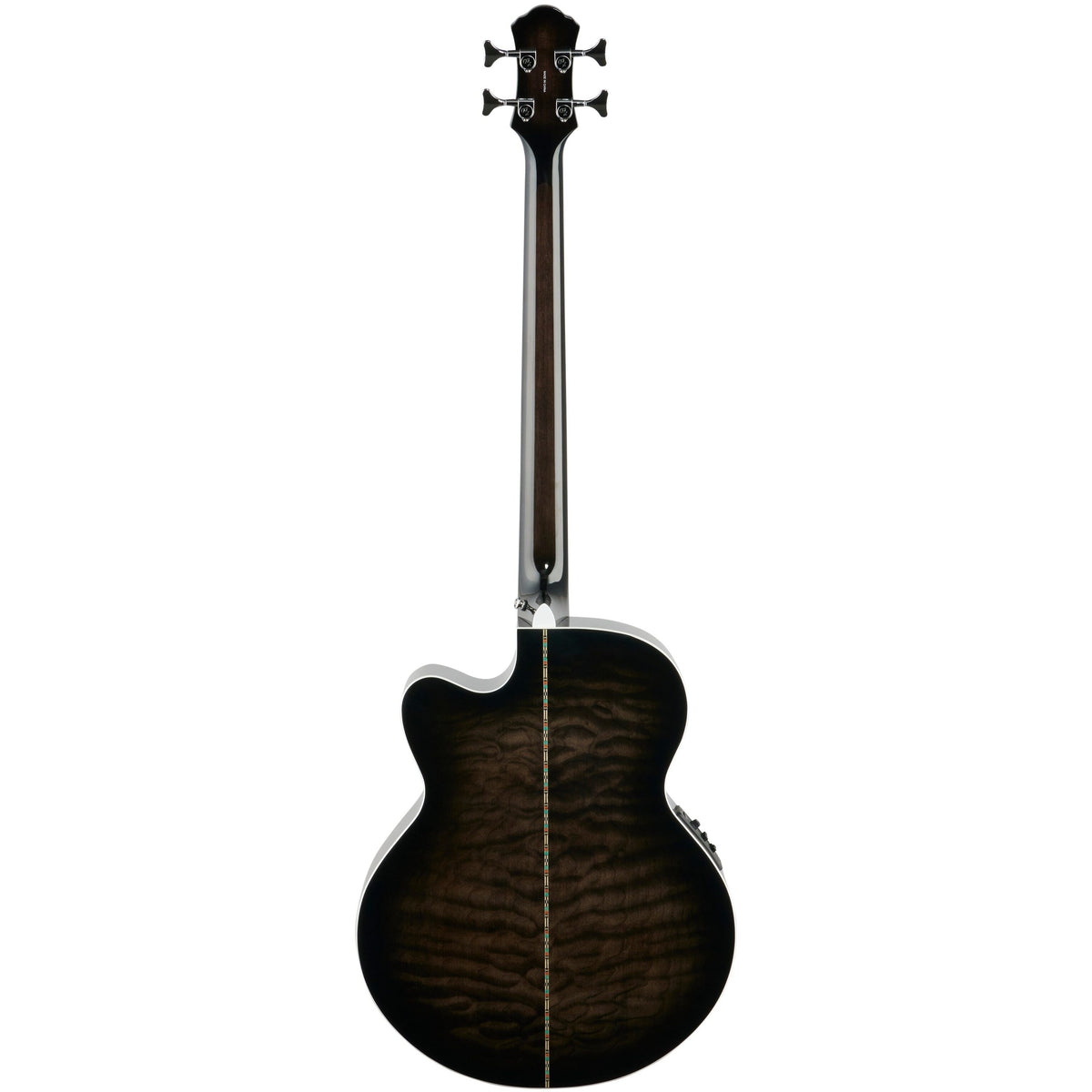 Michael Kelly Dragonfly 4 Fretless Acoustic-Electric Bass Guitar, Smoke Burst