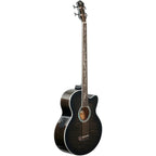 Michael Kelly Dragonfly 4 Fretless Acoustic-Electric Bass Guitar, Smoke Burst
