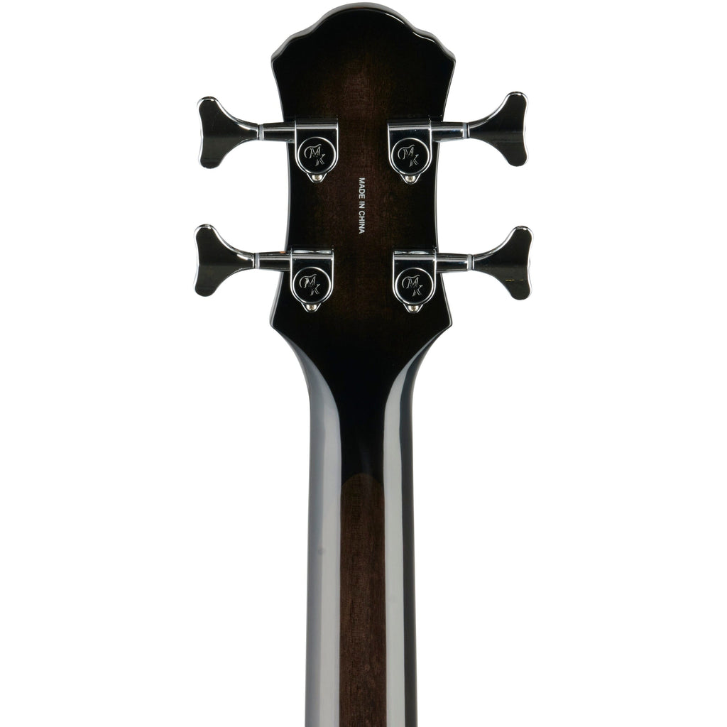 Michael Kelly Dragonfly 4 Fretless Acoustic-Electric Bass Guitar, Smoke Burst