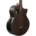 Michael Kelly Dragonfly 4 Port Fretless Acoustic-Electric Bass Guitar, Java